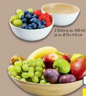Lidl Livarno Home Bambus Schale Angebot