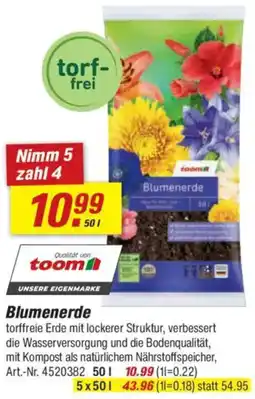 toom Baumarkt Blumenerde Angebot