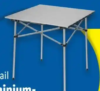 Lidl Rocktrail Aluminium Campingtisch Angebot