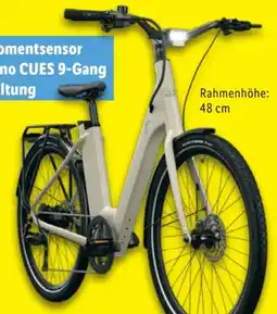 Lidl Crivit Urban E-Bike Y.3 Shimano CUES Angebot