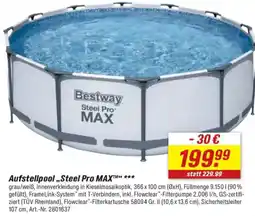 toom Baumarkt Bestway Aufstellpool ,,Steel Pro MAX" Angebot