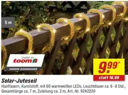 toom Baumarkt Solar-Juteseil Angebot