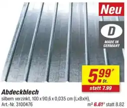 toom Baumarkt Abdeckblech Angebot