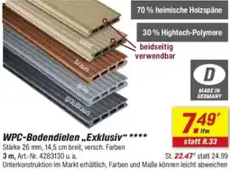 toom Baumarkt WPC-Bodendielen „Exklusiv“ Angebot