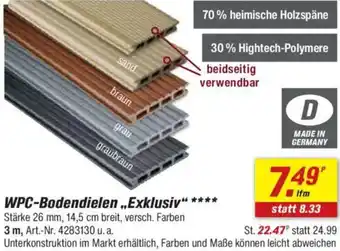 toom Baumarkt WPC-Bodendielen „Exklusiv“ Angebot