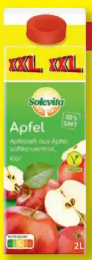 Lidl Solevita Vegan Apfelsaft XXL Angebot
