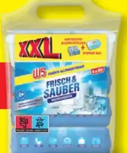 Lidl W5 Feuchte Frisch-Sauber Allzwecktücher XXL Angebot
