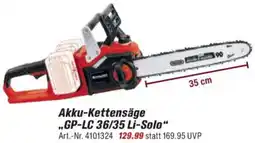 toom Baumarkt Einhell Akku-Kettensäge ,,GP-LC 36/35 Li-Solo" Angebot