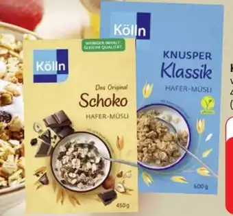 Edeka Kölln Hafer-Müsli Schoko Angebot