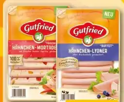 REWE Center Gutfried Geflügel Aufschnitt Hahnchen-Lyoner Angebot