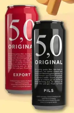REWE Center Oettinger 5,0 Original Pils Angebot