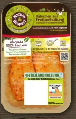 REWE Center Nature & Respect Freiland Pollofino Hähnchenschenkel Angebot