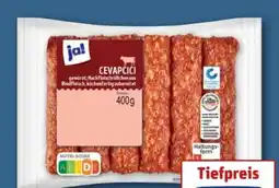 REWE Center ja! Rinder-Cevapcici Angebot