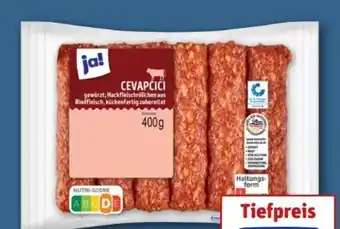 REWE Center ja! Rinder-Cevapcici Angebot