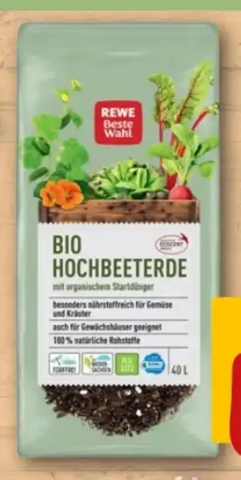 REWE Center Rewe Beste Wahl Bio Hochbeeterde Angebot
