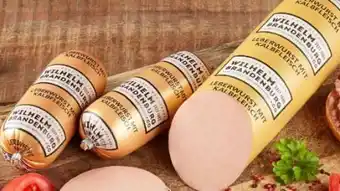 REWE Center Metzgerei Wilhelm Brandenburg Leberwurst mit Kalbfleisch Angebot