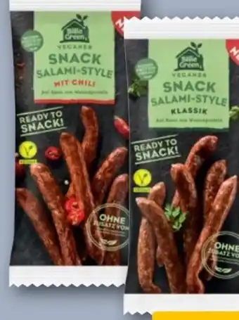 REWE Center Billie Green Veganer Snack Salami-Style Angebot