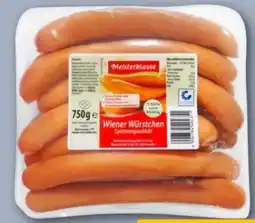 REWE Center Meisterklasse Wiener Würstchen Angebot