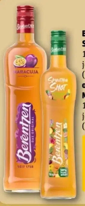 REWE Center Berentzen Smoothie Shot Tropical Flirt Angebot