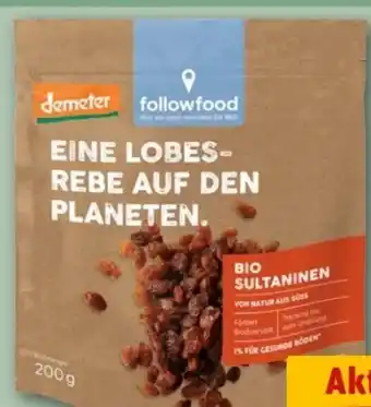 REWE Center Followfood Bio Sultaninen Angebot