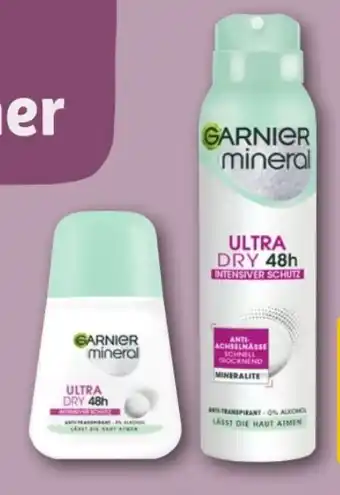 REWE Center Garnier Mineral Deo Roll On Angebot