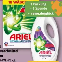 REWE Center Ariel Vollwaschmittel Pulver Angebot