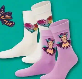 REWE Center Damen Socken Frida Kahlo Angebot