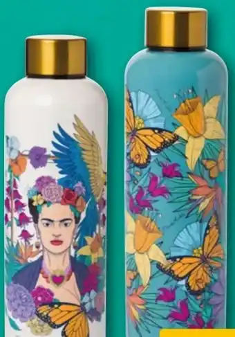 REWE Center Edelstahl Trinkflasche Frida Kahlo Angebot