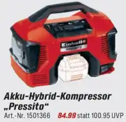 toom Baumarkt Einhell Akku-Hybrid-Kompressor ,,Pressito" Angebot