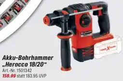 toom Baumarkt Einhell Akku-Bohrhammer ,,Herocco 18/20" Angebot