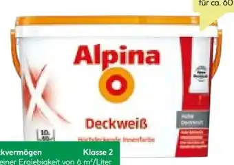 BayWa Alpina Innenfarbe Deckweiß Angebot
