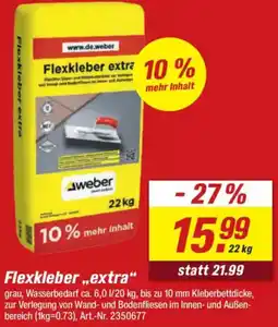 toom Baumarkt Flexkleber ,,extra" Angebot