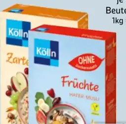 Edeka Xpress Kölln Müsli Früchte ohne Zuckerzusatz Angebot