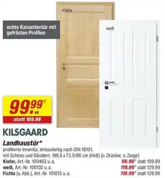 toom Baumarkt KILSGAARD Landhaustür Angebot