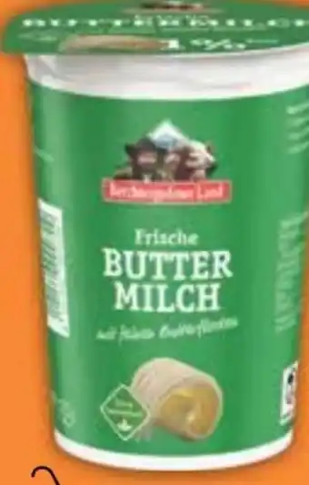 E-Center Berchtesgadener Land Frische Buttermilch Angebot