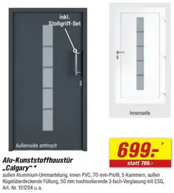 toom Baumarkt Alu-Kunststoffhaustür ,,Calgary" Angebot