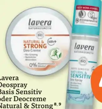 tegut Lavera Naturkosmetik Basis Sensitiv Deospray Angebot