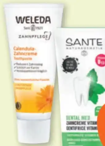tegut Sante Naturkosmetik Bio Zahncreme Vitamin B12 Angebot