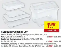 toom Baumarkt Aufbewahrungsbox ,,R" Angebot