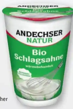 tegut Andechser Natur Bio Schlagsahne Angebot