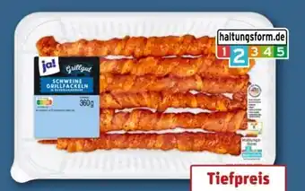 REWE Center ja! Schweine-Grillfackeln Angebot