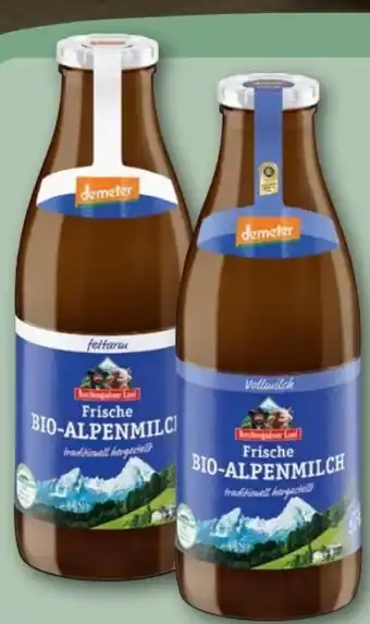 REWE Center Berchtesgadener Land Bio Alpenmilch Angebot