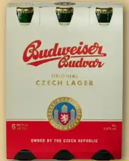 REWE Budweiser Budvar (CZ) Original Czech Lager Bier Angebot