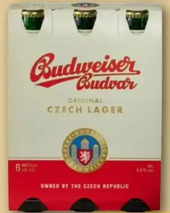 REWE Budweiser Budvar (CZ) Original Czech Lager Bier Angebot