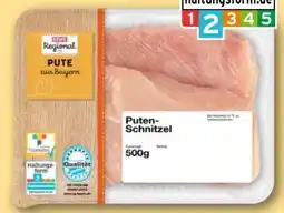 REWE Rewe Regional Puten-Schnitzel Angebot