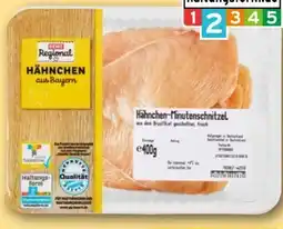 REWE Rewe Regional Hähnchen-Minutenschnitzel Angebot