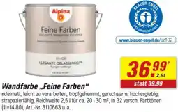 toom Baumarkt Alpina Wandfarbe ,,Feine Farben" Angebot