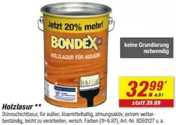 toom Baumarkt Bondex Holzlasur Angebot