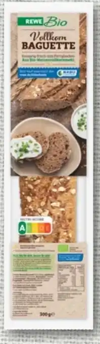 nahkauf Rewe Bio Vollkorn-Baguette Angebot
