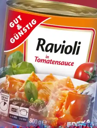 Edeka Frischemarkt Gut & Günstig Ravioli Angebot